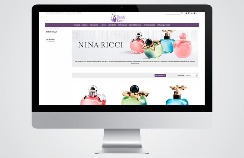 Loja Online Cosmética e Perfumaria